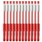 得力 6601 0.5mm中性笔 12支/盒 （单位：支） 红