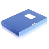得力 5602 35mm经典档案盒 （单位：只） 蓝